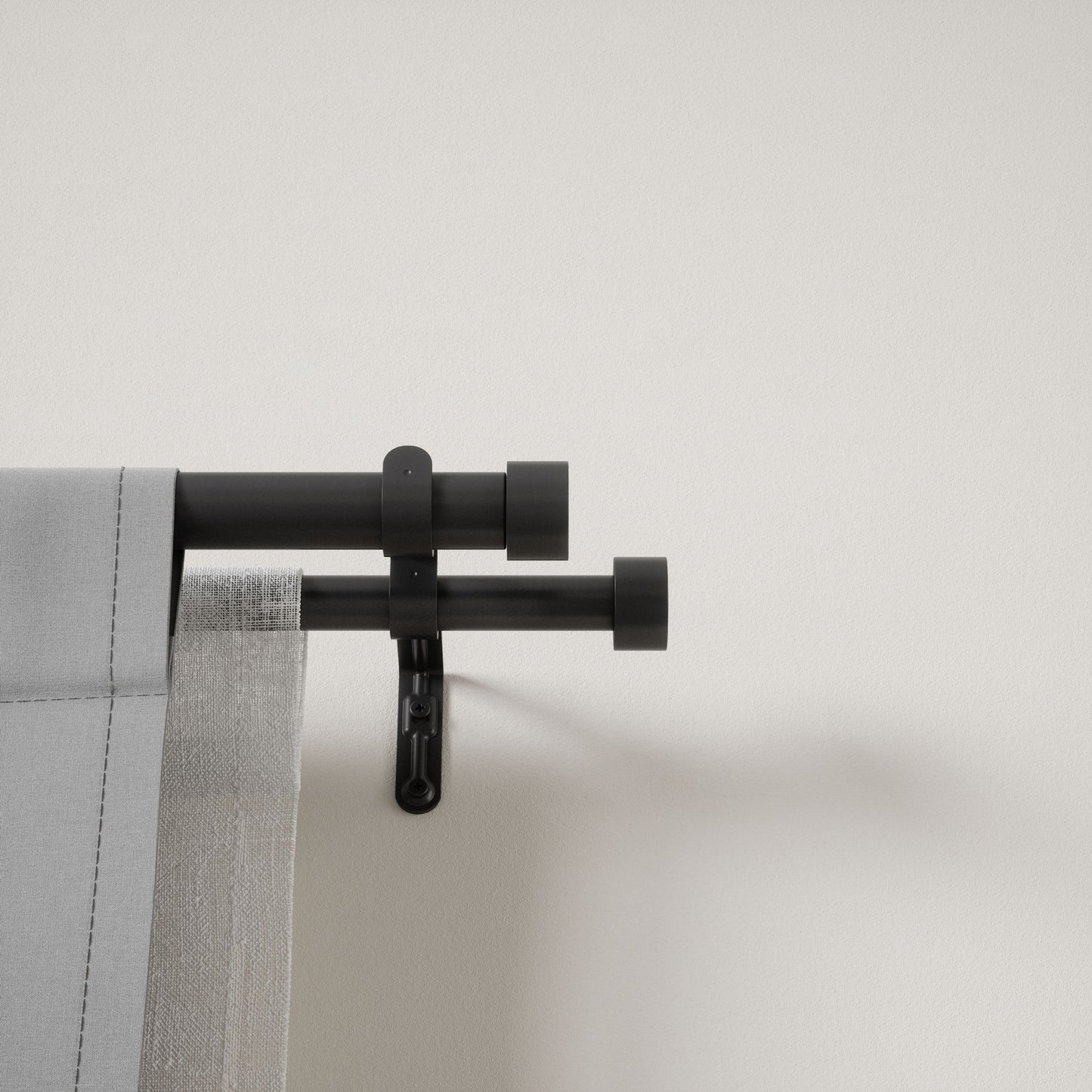 カッパ ダブルカーテンロッド 304.8-457.2cm
