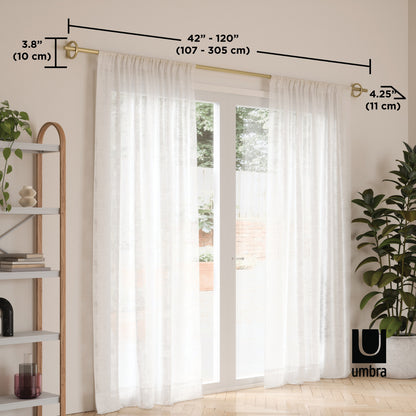 リングレット カーテンロッド 107-305cm