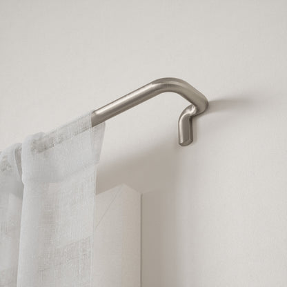 トワイライト カーテンロッド 223.5-365.7cm ニッケル